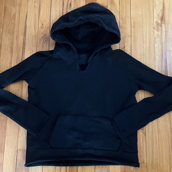 Frank & Eileen black Melanie tee lab essential hoodie size medium 100% cotton - Picture 2 of 5